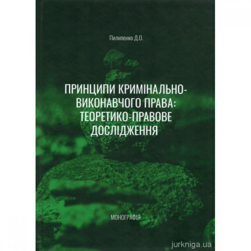 Принципи кримінально-виконавчого права. Теоретико-правове дослідження
