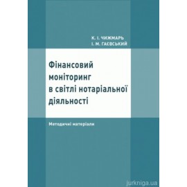 Фінансовий моніторинг в світлі нотаріальної діяльності